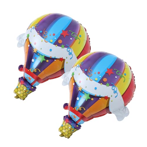 ABOOFAN 2Stücke Heißluftballon Folienballons Dekoration Für Geburtstagsfeiern Hochzeiten Und Babypartys Einzigartige Für Fotoshootings Und Stilvolle Events ABOOFAN 2Stücke Heißluftballon Folienballons Dekoration Für Geburtstagsfeiern Hochzeiten Und Babypartys Einzigartige Für Fotoshootings Und Stilvolle Events von ABOOFAN