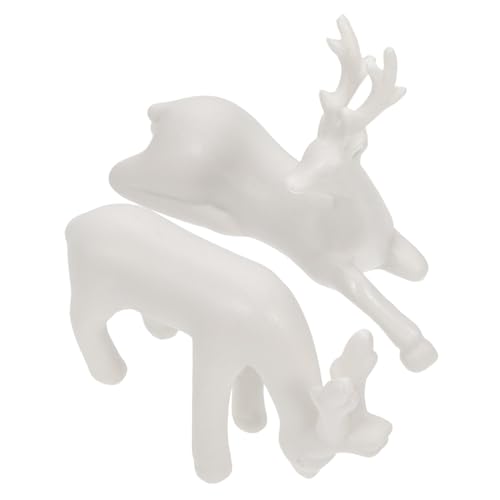 ABOOFAN 2Stücke Weiße Figuren Kreative Tischstatue Tee Haustier Dekoration Für Zuhause Schreibtisch Ornamente Desktop Verzierung ABOOFAN 2Stücke Weiße Figuren Kreative Tischstatue Tee Haustier Dekoration Für Zuhause Schreibtisch Ornamente Desktop Verzierung von ABOOFAN