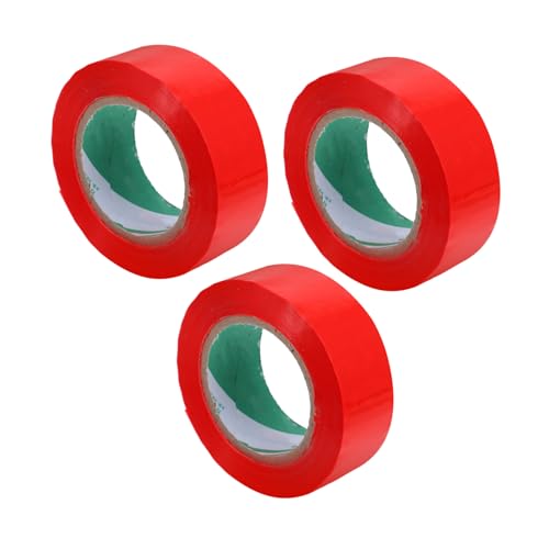 ABOOFAN 3 Rollen Dichtungsband klebeband verpackungsband Paketband für Verpackung Verpackungstape Versandband für Pakete Haftband Hochleistungs-Packband Packband in großen Mengen bopp rot ABOOFAN 3 Rollen Dichtungsband klebeband verpackungsband Paketband für Verpackung Verpackungstape Versandband für Pakete Haftband Hochleistungs-Packband Packband in großen Mengen bopp rot von ABOOFAN