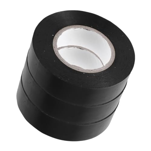 ABOOFAN 3 Rollen Isolierband Verdrahtung Hoch Ziehen Um Isolierung Streifen Isolierbänder Elektronikband Kabelbahn Elektrisches Drahtband Elektronisches Klebeband Kabelband Schwarz Pvc von ABOOFAN