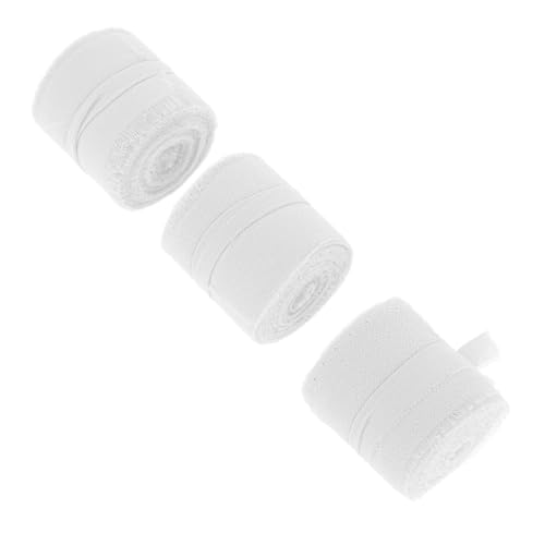 ABOOFAN 3 Rollen Schleife Chiffonband Zum Verpacken Von Geschenken Band Zum Verpacken Breites Band Paketband Für Handwerk Bänder Für Handwerk Hochzeitsband Bowknot -band Chiffon Beige von ABOOFAN