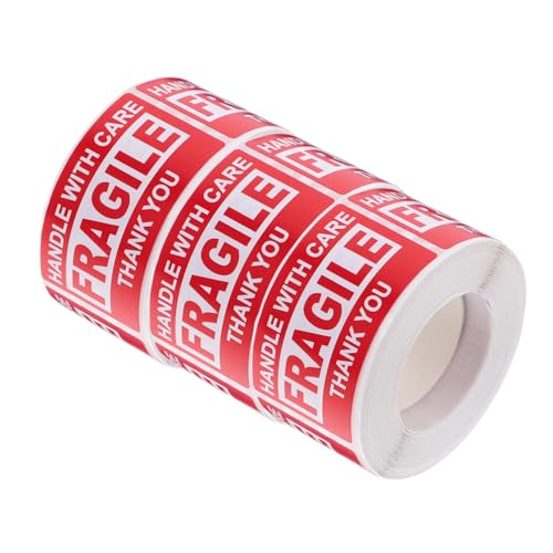 ABOOFAN 3 Rollen Zerbrechliches Etikett zerbrechliches Packband Verschieben von Etiketten Zerbrechliche Aufkleber Versand zerbrechlicher Versand Kupferplattenaufkleber ABOOFAN 3 Rollen Zerbrechliches Etikett zerbrechliches Packband Verschieben von Etiketten Zerbrechliche Aufkleber Versand zerbrechlicher Versand Kupferplattenaufkleber von ABOOFAN