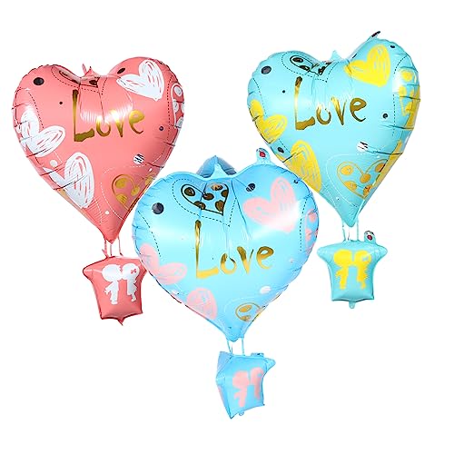 ABOOFAN 3 Stück Aluminium Folien Heißluftballons Bunte Partydekoration für Geburtstag Hochzeit und Valentinstag Praktische Luftballons Grün und Blau ABOOFAN 3 Stück Aluminium Folien Heißluftballons Bunte Partydekoration für Geburtstag Hochzeit und Valentinstag Praktische Luftballons Grün und Blau von ABOOFAN