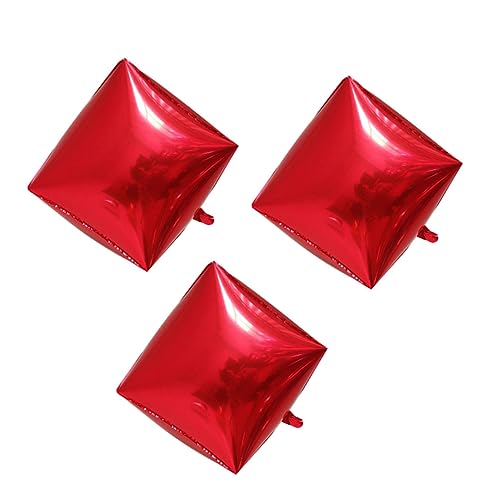 ABOOFAN 3 Stück Folienballons Rot für Hochzeiten Geburtstagsfeiern und Festivals Dekoration für Fotohintergründe und Tischarrangements ABOOFAN 3 Stück Folienballons Rot für Hochzeiten Geburtstagsfeiern und Festivals Dekoration für Fotohintergründe und Tischarrangements von ABOOFAN