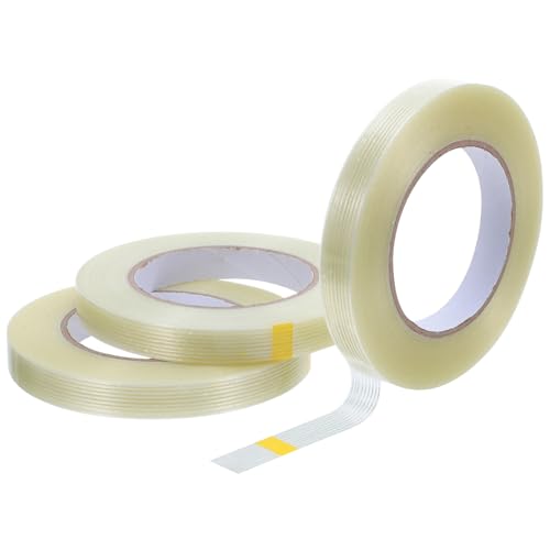 ABOOFAN 3 Stück Glasfaserverstärktes Klebeband Reißfestes Isolierband mit Hoher Klebkraft für Industrie Verpackung Versand Kartonversiegelung ABOOFAN 3 Stück Glasfaserverstärktes Klebeband Reißfestes Isolierband mit Hoher Klebkraft für Industrie Verpackung Versand Kartonversiegelung von ABOOFAN