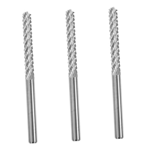 ABOOFAN 3 Stück Gong Messer Maisfräsenschneider Messer aus Wolframstahl Hartmetall-Schaftfräser kleiner Bohrer Hartmetall-Frässtifte Bohrer Metall Ersatzbohrer Wolfram Stahl Silber ABOOFAN 3 Stück Gong Messer Maisfräsenschneider Messer aus Wolframstahl Hartmetall-Schaftfräser kleiner Bohrer Hartmetall-Frässtifte Bohrer Metall Ersatzbohrer Wolfram Stahl Silber von ABOOFAN