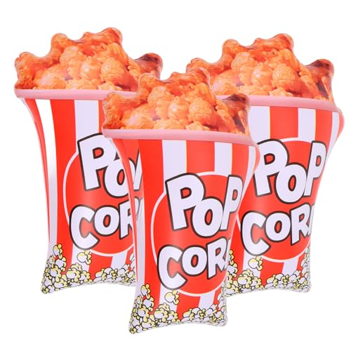 ABOOFAN 3 Stück Inflatable Popcorn Ballons Lustige Party Deko für Filmabende und Karneval Tragbar Einfach zu Aufstellen für Fotos und Festlichkeiten ABOOFAN 3 Stück Inflatable Popcorn Ballons Lustige Party Deko für Filmabende und Karneval Tragbar Einfach zu Aufstellen für Fotos und Festlichkeiten von ABOOFAN