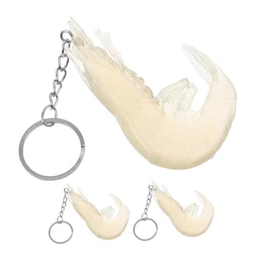 ABOOFAN 3stücke Garnelen-schlüsselanhänger Künstlicher Garnelen-modell-schlüsselanhänger Charm-anhänger Für Taschen Und Rucksäcke Realistische Lebensmittel-attrappen ABOOFAN 3stücke Garnelen-schlüsselanhänger Künstlicher Garnelen-modell-schlüsselanhänger Charm-anhänger Für Taschen Und Rucksäcke Realistische Lebensmittel-attrappen von ABOOFAN