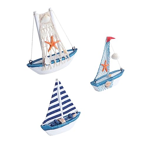 ABOOFAN 3-teiliges Segelboot-bastelset Aus Holz – Meeresornamente Für Die Inneneinrichtung Nautische Deko-Accessoires Kreatives Bootsdekor ABOOFAN 3-teiliges Segelboot-bastelset Aus Holz – Meeresornamente Für Die Inneneinrichtung Nautische Deko-Accessoires Kreatives Bootsdekor von ABOOFAN
