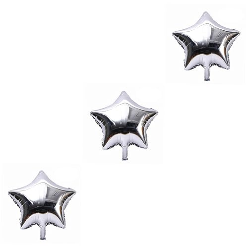 ABOOFAN 30 Stck Teiliges Fünf Punkte Stern Folienballons Silber Helium und Luftbefüllbar Wiederverwendbar für Valentinstag Hochzeit Geburtstag und Partydekoration ABOOFAN 30 Stck Teiliges Fünf Punkte Stern Folienballons Silber Helium und Luftbefüllbar Wiederverwendbar für Valentinstag Hochzeit Geburtstag und Partydekoration von ABOOFAN