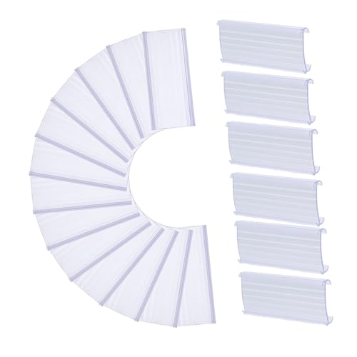 ABOOFAN 30 Stück Etikettenhalter Kabeletiketten Name wiederverwendbare Etiketten organisieren Nachfüllung Zubehör für Drahtregale Bücherregal-Etiketten Plastik Transparent ABOOFAN 30 Stück Etikettenhalter Kabeletiketten Name wiederverwendbare Etiketten organisieren Nachfüllung Zubehör für Drahtregale Bücherregal-Etiketten Plastik Transparent von ABOOFAN