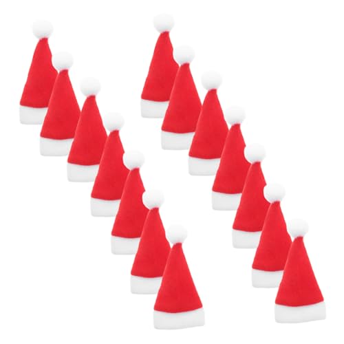 ABOOFAN 30 Stück Teiliges Mini Weihnachtsmützen Besteckhalter und Flaschenhüllen aus Samt Rote Nikolausmützen für Weihnachtsdeko Partyutensilien Weinflaschen und Festliche Tischdekoration ABOOFAN 30 Stück Teiliges Mini Weihnachtsmützen Besteckhalter und Flaschenhüllen aus Samt Rote Nikolausmützen für Weihnachtsdeko Partyutensilien Weinflaschen und Festliche Tischdekoration von ABOOFAN