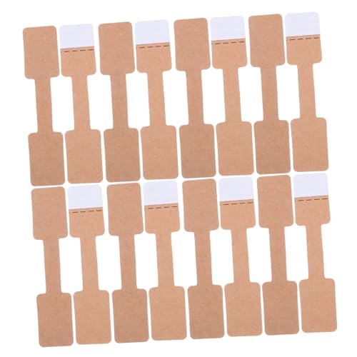 ABOOFAN 300 Stück Schmuckaufkleber Anhänger Schmuck Halskette Verpackungsaufkleber Kraft Etiketten Positive Zitate Aufkleber Für Halsketten Schmuckverpackungen Aufkleber von ABOOFAN