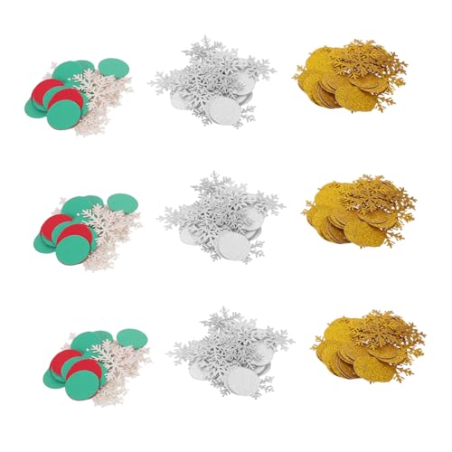 ABOOFAN 300 Stück Schneeflocken Konfetti Glitter Papierstreuung Rot Grün Gold Silber für Weihnachtsfeier Tischdeko Winter Party Supplies ABOOFAN 300 Stück Schneeflocken Konfetti Glitter Papierstreuung Rot Grün Gold Silber für Weihnachtsfeier Tischdeko Winter Party Supplies von ABOOFAN