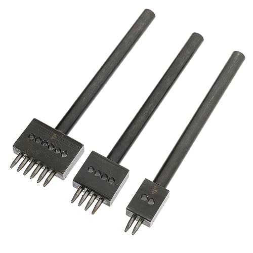 ABOOFAN 3Stücke Teiliges Leder Werkzeugset Lochstanzer für Gürtellöcher Handnähte Abstand für DIY Lederhandwerk Strapazierfähig Benutzerfreundlich ABOOFAN 3Stücke Teiliges Leder Werkzeugset Lochstanzer für Gürtellöcher Handnähte Abstand für DIY Lederhandwerk Strapazierfähig Benutzerfreundlich von ABOOFAN