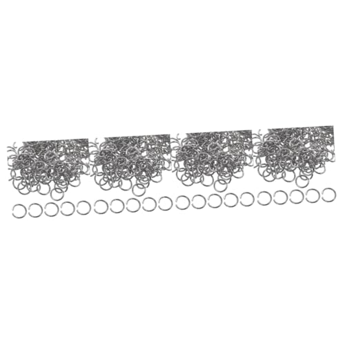 ABOOFAN 4 Sätze Rostfreier Stahlöffnungsring Schließungen Herstellung Machen Verstellbare Ringe Sprungringe Schlüssel Offen Schmuck Mehrzweck-biegering Silber 200 Stück * 4 ABOOFAN 4 Sätze Rostfreier Stahlöffnungsring Schließungen Herstellung Machen Verstellbare Ringe Sprungringe Schlüssel Offen Schmuck Mehrzweck-biegering Silber 200 Stück * 4 von ABOOFAN