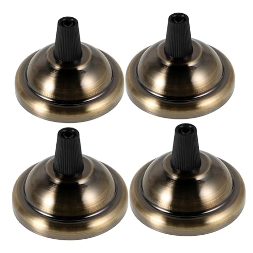 ABOOFAN 4 Stk. Teiliges Lampenschirm Ersatzteil Robuste Deckenleuchte Montageplatte Vintage Pendelleuchte Abdeckung DIY Freundliches Deckenlampen Zubehör Vielseitig für Wohn und von ABOOFAN