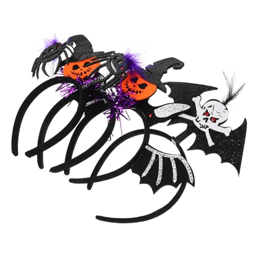 ABOOFAN 4 Stück Halloween Haarreif mit Kreativen Designs Leicht und Bequem für Kostümpartys Cosplay und Halloween Dekoration Robuste Materialien für Lange Tragezeiten ABOOFAN 4 Stück Halloween Haarreif mit Kreativen Designs Leicht und Bequem für Kostümpartys Cosplay und Halloween Dekoration Robuste Materialien für Lange Tragezeiten von ABOOFAN