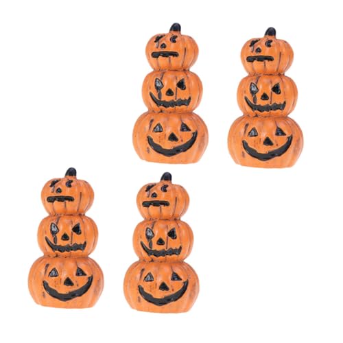 ABOOFAN 4 Stück Harz-kürbis-Ornament Dekorationsset Künstliche Kürbisse Kürbis- Halloween Kürbis Kerzenhalter Dekorieren Laternen Kürbis-Design-Dekorationen Einzugsgeschenk Orange ABOOFAN 4 Stück Harz-kürbis-Ornament Dekorationsset Künstliche Kürbisse Kürbis- Halloween Kürbis Kerzenhalter Dekorieren Laternen Kürbis-Design-Dekorationen Einzugsgeschenk Orange von ABOOFAN