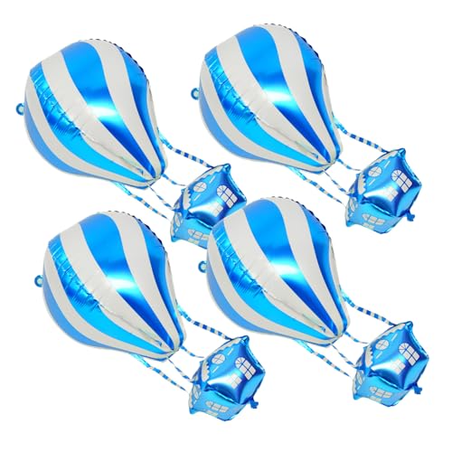 ABOOFAN 4 Stück Heizballon luftballons aufblasbare Hochzeitsdekoration Heißluftballon -Dekorationsparty Ballondekorationen zum Geburtstag Aufblasbarer Heißluftballon Aluminiumfolie Blau ABOOFAN 4 Stück Heizballon luftballons aufblasbare Hochzeitsdekoration Heißluftballon -Dekorationsparty Ballondekorationen zum Geburtstag Aufblasbarer Heißluftballon Aluminiumfolie Blau von ABOOFAN