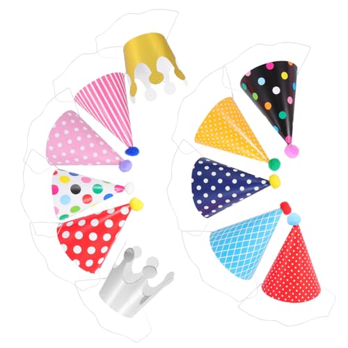 ABOOFAN 44Stücke Teilige Kindergeburtstags Partyhüte Papier Vielseitige Foto Requisiten für Kreative Rollenspiele Dots für Unvergessliche Feiern ABOOFAN 44Stücke Teilige Kindergeburtstags Partyhüte Papier Vielseitige Foto Requisiten für Kreative Rollenspiele Dots für Unvergessliche Feiern von ABOOFAN