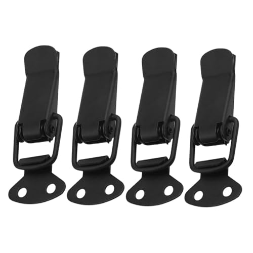 ABOOFAN 4Er Set Kistendeckelverschluss Druckknopf Schnellverschluss Knebelverschluss Clip Verschlussklemme Schubladenverschlüsse Kistenverschluss Sicherheitsteile Knebelverschluss von ABOOFAN