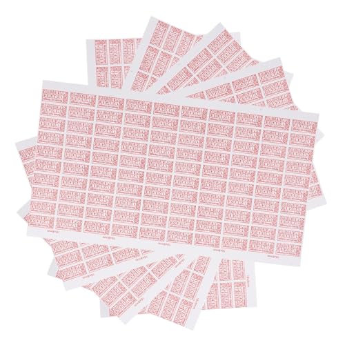 ABOOFAN 5 Blätter Manipulationsbezeichnungen Leicht Zu Adhäsive Aufkleber Für Garantieschutz Fragile Manipulationsaufkleber Für Die Produktsicherheit ABOOFAN 5 Blätter Manipulationsbezeichnungen Leicht Zu Adhäsive Aufkleber Für Garantieschutz Fragile Manipulationsaufkleber Für Die Produktsicherheit von ABOOFAN