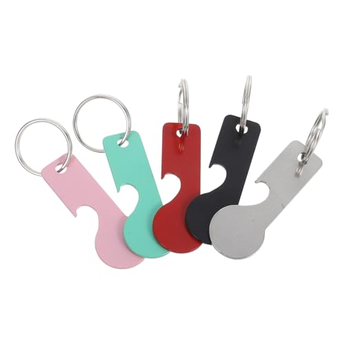 ABOOFAN 5 Pcs Edelstahl Schlüsselbund Trolley Token Keyring Für Supermarkt Verwenden Edelstahl Einkaufstwaden Token Keychain Shopping Trolley Token Keychain ABOOFAN 5 Pcs Edelstahl Schlüsselbund Trolley Token Keyring Für Supermarkt Verwenden Edelstahl Einkaufstwaden Token Keychain Shopping Trolley Token Keychain von ABOOFAN