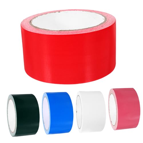 ABOOFAN 5 Rollen Bunte Teppich Klebebänder Starkes Gewebeband für Reparaturen und Diy Projekte für Teppichkanten Verpackung und Vielseitige Anwendungen von ABOOFAN