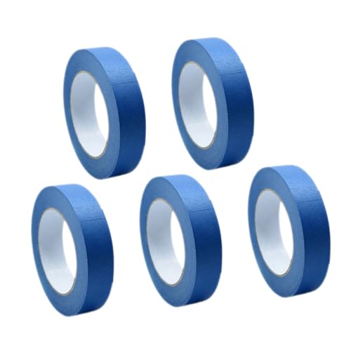 ABOOFAN 5 Rollen Wandklebeband Abdeckband Malerband Farbband Farbiges Band Dekoratives Klebeband Blue ABOOFAN 5 Rollen Wandklebeband Abdeckband Malerband Farbband Farbiges Band Dekoratives Klebeband Blue von ABOOFAN