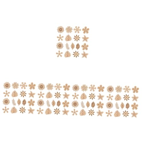 ABOOFAN 5 Sätze Diy Holzscheiben Unbehandelte Holzstücke Für Bastelprojekte Blanko Holz Ausschnitte Dekorieren Und Kunstprojekte 100 Stück * 5 von ABOOFAN