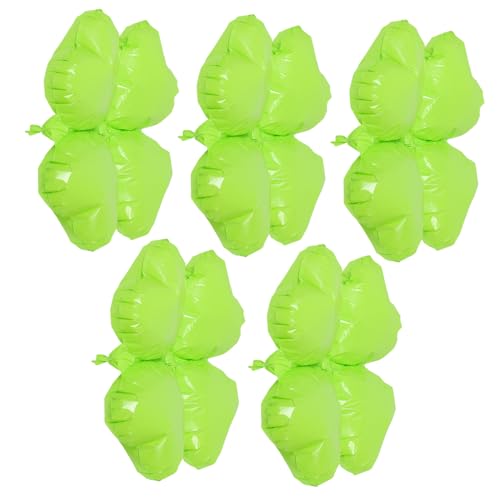 ABOOFAN 5 Stück Fünfblättrige Kleeblattballons für Patrick's Day Wiederverwendbare Luftballons Dekoration für Partys Drinnen und Draußen Einfache Handhabung und Glücksbringendes Design ABOOFAN 5 Stück Fünfblättrige Kleeblattballons für Patrick's Day Wiederverwendbare Luftballons Dekoration für Partys Drinnen und Draußen Einfache Handhabung und Glücksbringendes Design von ABOOFAN