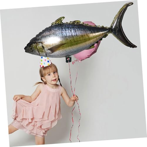 ABOOFAN 5 Stück Realistische Goldmakrelen Folienballons aus Aluminium für Meeres Themenparty Leichte Langlebige Fisch Deko für Sommer und Strandgeburtstag ABOOFAN 5 Stück Realistische Goldmakrelen Folienballons aus Aluminium für Meeres Themenparty Leichte Langlebige Fisch Deko für Sommer und Strandgeburtstag von ABOOFAN