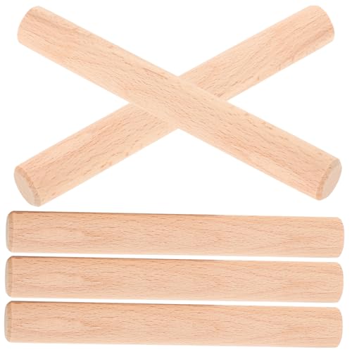 ABOOFAN 5 Stück Teiliges Holzstäbe für Stecktafeln Holz Pegs für Diy Projekte Stabile Holzstäbe für Kreative Anwendungen für Bastelbedarf und Wanddekoration von ABOOFAN