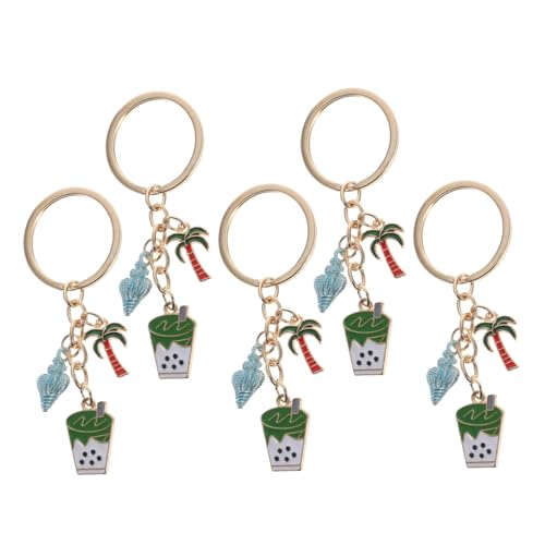 ABOOFAN 5 Stück Teiliges Kokosnussbaum Schlüsselanhänger aus Metall Süßes Hawaiianisches Design für Taschen Rucksäcke und Party für Hawaii Partys und Dekorationen ABOOFAN 5 Stück Teiliges Kokosnussbaum Schlüsselanhänger aus Metall Süßes Hawaiianisches Design für Taschen Rucksäcke und Party für Hawaii Partys und Dekorationen von ABOOFAN