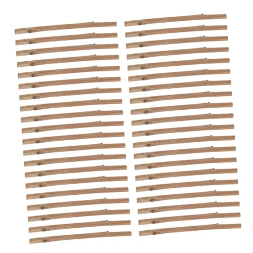 ABOOFAN 50 Stück Holzstäbe für Diy Projekte Natürliche Holzstäbe Handgefertigte Äste für Fotorequisiten Blumenprojekte und Vasen Dekoration Durchmesser von ABOOFAN