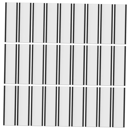 ABOOFAN 50 Stück Magnetischer Etikettenhalter Einzelhandelspreisinhaber Etikettenhalter für Regale magnetische Etiketthalter Regaletikettenhalter Weicher Magnet aus Gummi Schwarz von ABOOFAN