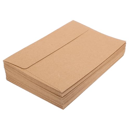 ABOOFAN 50 Stück Selbstklebende Einladungskarten Umschläge aus Kraftpapier für Hochzeiten Beschriftung und Bürobedarf Vielseitig Einsetzbar Leicht und Tragbar ABOOFAN 50 Stück Selbstklebende Einladungskarten Umschläge aus Kraftpapier für Hochzeiten Beschriftung und Bürobedarf Vielseitig Einsetzbar Leicht und Tragbar von ABOOFAN