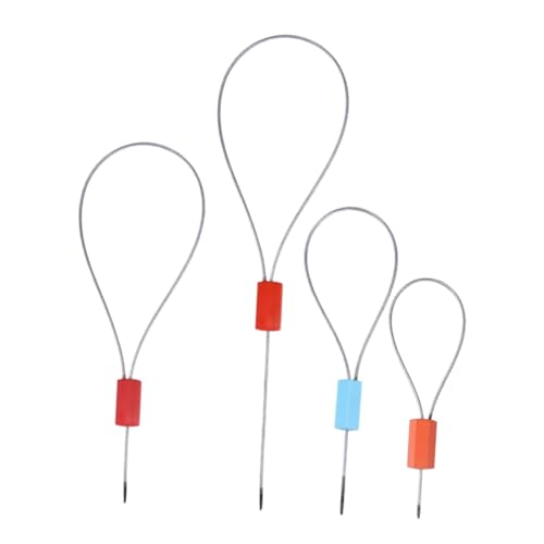 ABOOFAN 50 Stück Stahl Drahtplombe mit Hoher Zugfestigkeit Manipulationssicherer Container und Frachtverschluss Professionelle Logistikdichtung Zufällige Farben Sicherer Zufällige Farbe von ABOOFAN