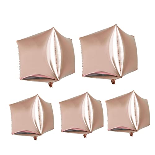 ABOOFAN 5Stücke Aluminiumfolie Ballon Quadratische Folienballons Roségold Für Festival Und Kinderpartys Party Dekoration Supplies ABOOFAN 5Stücke Aluminiumfolie Ballon Quadratische Folienballons Roségold Für Festival Und Kinderpartys Party Dekoration Supplies von ABOOFAN