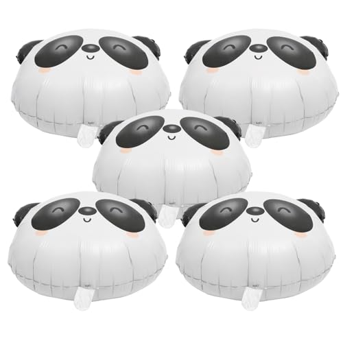 ABOOFAN 5Stücke Panda Folienballons Aufblasbare Cartoon Dekoration für Partys Langlebig aus Aluminiumfolie für Fotoshootings und Unvergessliche von ABOOFAN