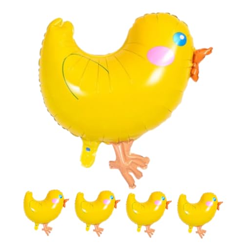 ABOOFAN 5pcs Farm Animal Chicken Luftballons Für Geburtstagsfeier Und Grillparty -dekorationen Für Familienfotokabine Und Karnevalsthema Feierlichkeiten ABOOFAN 5pcs Farm Animal Chicken Luftballons Für Geburtstagsfeier Und Grillparty -dekorationen Für Familienfotokabine Und Karnevalsthema Feierlichkeiten von ABOOFAN