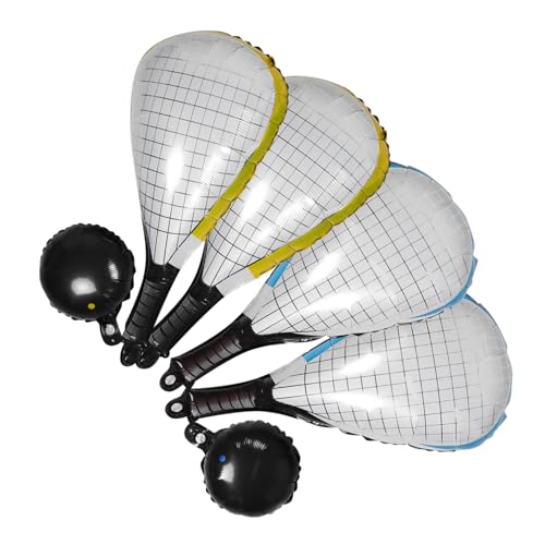 ABOOFAN 6 Stück Aufblasbare Tennisballons: Tennisball-ballons Für Männer, Frauen Und Kinder, Partydekorationen Zum Thema Sport, Verschiedene Farben von ABOOFAN