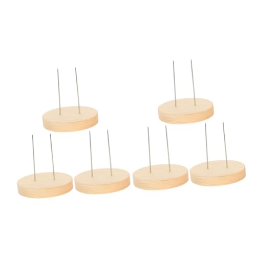 ABOOFAN 6 Stück Holzbasis -Ornament Actionfigurenständer Puppenständer Modellanzeigestand Halter für Marionettenständer Inhaber anzeigen Display-Ständer von ABOOFAN