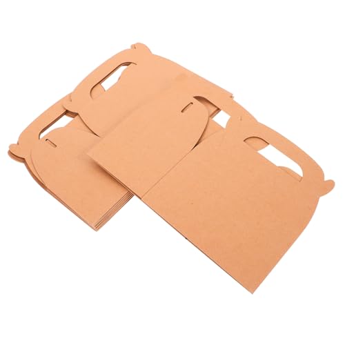 ABOOFAN 6 Stück Kuchenverpackungsboxen aus Kraftpapier Kleine Mousse Cake Boxen für Hochzeiten Geburtstagsfeiern und für Süßigkeiten und Snacks von ABOOFAN