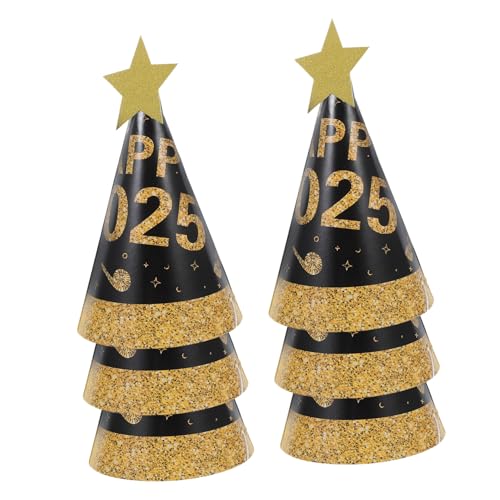 ABOOFAN 6 Stück Neujahrs Partyhüte Schwarze und Goldene Papierkappen für Erwachsene Stilvolle Neujahrsfeier Dekorationen und Foto Requisiten Silvester Feiern und Festliche Anlässe ABOOFAN 6 Stück Neujahrs Partyhüte Schwarze und Goldene Papierkappen für Erwachsene Stilvolle Neujahrsfeier Dekorationen und Foto Requisiten Silvester Feiern und Festliche Anlässe von ABOOFAN
