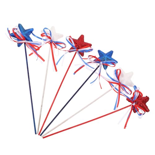 ABOOFAN 6 Stück Pentagramm Dekoration Nationalfeiertag Sternstiele Schaumstoff Sternstäbe Sternpicks Für Patriotische Veranstaltungen Unabhängigkeitstag Tischdekoration ABOOFAN 6 Stück Pentagramm Dekoration Nationalfeiertag Sternstiele Schaumstoff Sternstäbe Sternpicks Für Patriotische Veranstaltungen Unabhängigkeitstag Tischdekoration von ABOOFAN