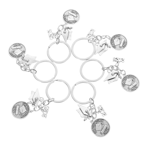 ABOOFAN 6 Stück Teiliges Graduation Keyring Schlüsselanhänger mit Abschlussmütze für Jungen und Mädchen zur Abschlussfeier Praktisch und für Schlüssel und Taschen ABOOFAN 6 Stück Teiliges Graduation Keyring Schlüsselanhänger mit Abschlussmütze für Jungen und Mädchen zur Abschlussfeier Praktisch und für Schlüssel und Taschen von ABOOFAN