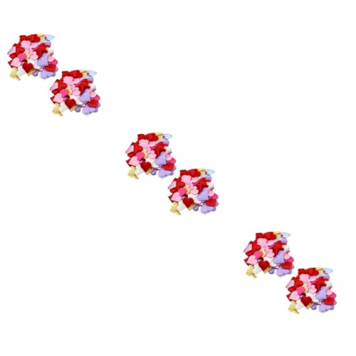ABOOFAN 600 Stk künstliches para Valentinstag Dekorationen Herzen Schwämme Hochzeitsschwammherz Konfetti Herz aus künstlichen Blütenblättern Herzförmig schmücken Esstisch von ABOOFAN