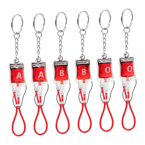 ABOOFAN 6Stücke Schlüsselanhänger für Halloween Vielseitige Charms für Partys Geburtstagsgeschenke und Dekoration Einzigartige Gothic Accessoires für Erwachsene von ABOOFAN